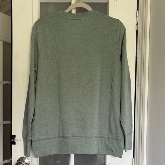 PositiviTees Women’s Sage Long Sleeve Sweatshirt - Picture 5 of 5